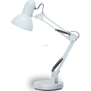   Lampă de birou reglabilă, albă, 49 cm - Samson Rábalux 4211, cu soclu 1xE27