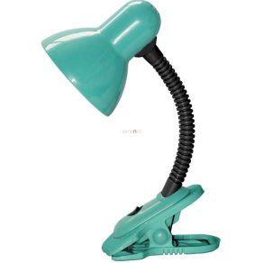   Spot LED turcoaz cu clemă pentru masă, 34 cm - Dennis Rábalux 4257, cu soclu 1xE27