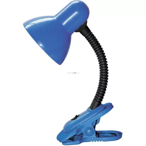   Lampă de birou cu spot și clemă, albastră, 34 cm - Dennis Rábalux 4260, cu 1 soclu E27