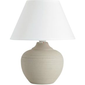   Lampă de masă din ceramică bej, 25 cm - Molly Rábalux 4391, cu soclu 1xE14
