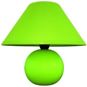   Lampă de masă verde, 19 cm - Ariel Rábalux 4907, cu soclu 1xE14