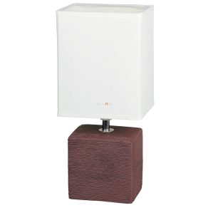   Lampă de noptieră din material textil, 30 cm - Orlando Rábalux 4928, cu soclu 1xE14