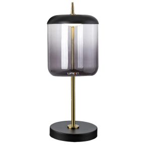   Lampă LED de masă, sticlă fumurie 34 cm - Delice Rábalux 5026, 4000 K, 480 lm, 6 W