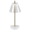 Lampă de birou cu LED și abajur transparent, 37 cm - Aviana Rábalux 5030, 4000 K, 480 lm, 6 W