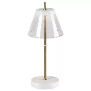  Lampă de birou cu LED și abajur transparent, 37 cm - Aviana Rábalux 5030, 4000 K, 480 lm, 6 W