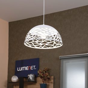 Lampă suspendată, albă - Norena Rábalux 5085