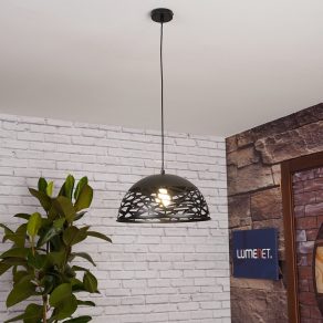 Lampă suspendată, negru - Norena Rábalux 5086