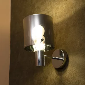 Lampă de perete neambalată, de culoare fumurie (Donati)