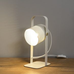   Lampă de masă în culoarea bej, 28 cm - Ronnie Rábalux 5255, cu soclu 1xE14