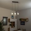 Lampă suspendată, abajur din sticlă, 3 socluri - Acantha Rábalux 5259