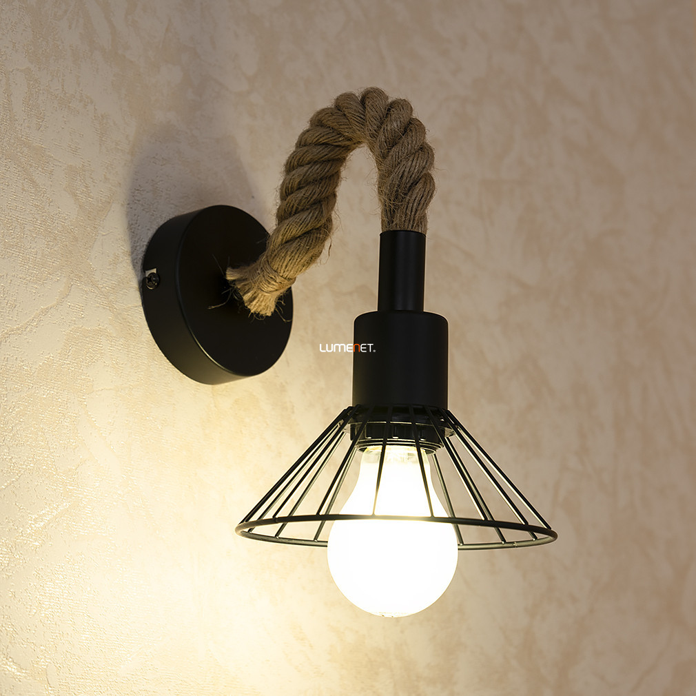 Lampa de perete pentru nave, negru - Daryl Rábalux 5270