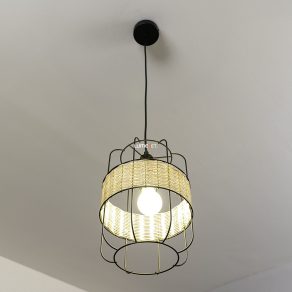   Lampă suspendată în stil natural, 22 cm - Indiana Rábalux 5283