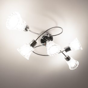 Lampă de tavan cu 5 socluri - Hestia Rábalux 5304