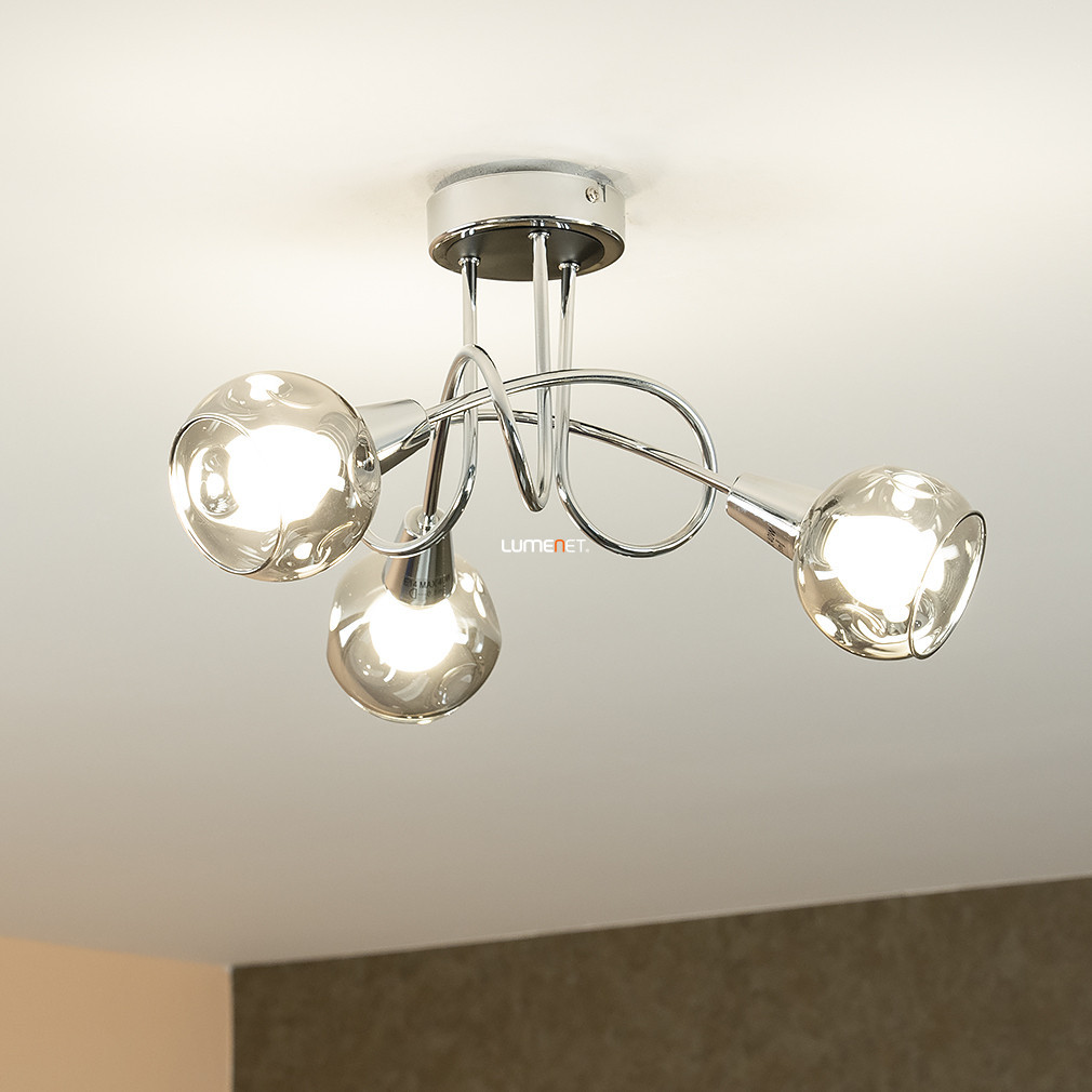 Lampa de tavan cu braț rotativ, cromată - Tamara Rábalux 5348