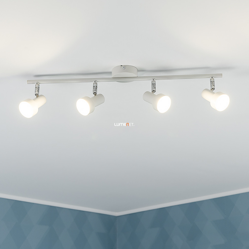 Lampă spot albă cu 4 socluri - Konrad Rábalux 5357