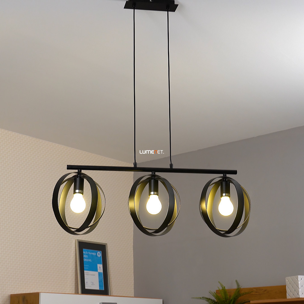 Lampa suspendată cu trei inele și 3 socluri - Cortado Rábalux 5361