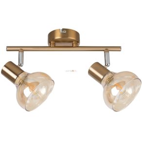   Lampa spot Karos cu două socluri, culoare auriu - Holly Rábalux 5547