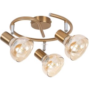   Spot de tavan cu trei socluri, culoare auriu - Holly Rábalux 5549