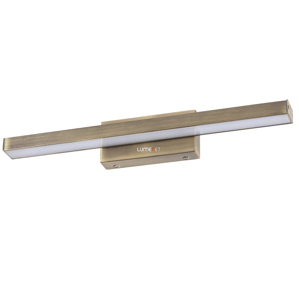 Oglindă de baie LED 12 W, alb rece, bronz (John)