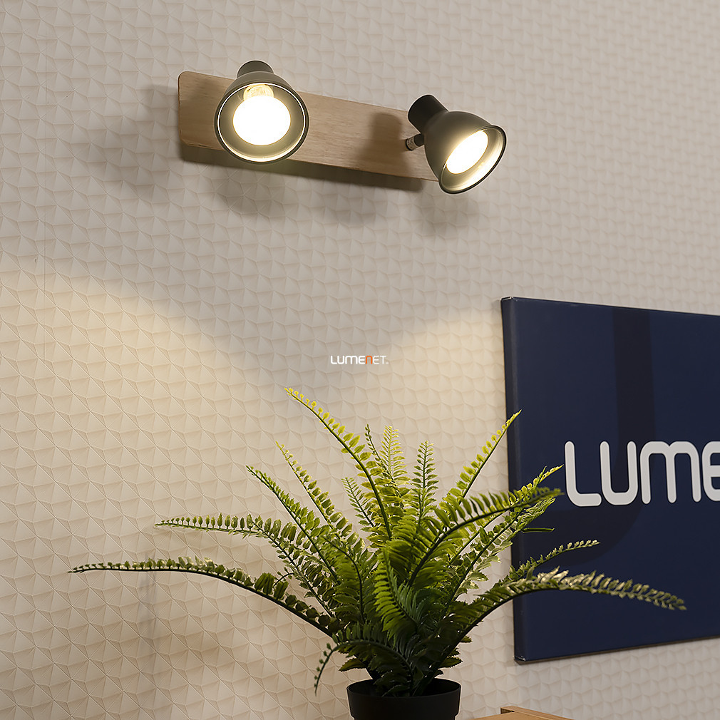 Spot lumina, cu efect de lemn de fag - Mac Rábalux 5903
