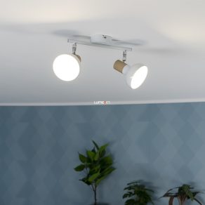 Spot de tavan cu două socluri - Holly Rábalux 5944