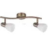 Lampă spot Karos cu două socluri, bronz - Soma Rábalux 6307