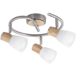   Spot de tavan cu trei socluri, lemn opal - Gavin Rábalux 6488