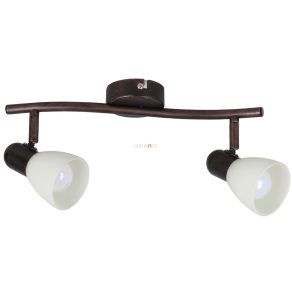   Lampa spot Karos cu două socluri, maro antic - Soma Rábalux 6592