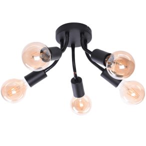 Candelabru modern negru, reglabil - Almus Rábalux 6809