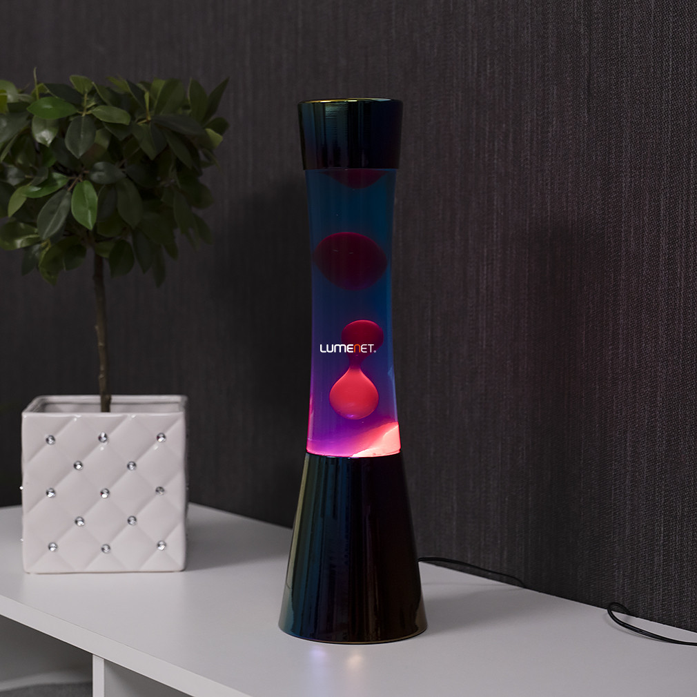 Lampa cu lavă colorată cu sursă de lumină, 39 cm - Minka Rábalux 7028, cu soclu 1xGY6.35