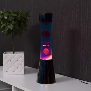   Lampă lava colorată cu sursă de lumină, 39 cm - Minka Rábalux 7028, cu soclu 1xGY6.35