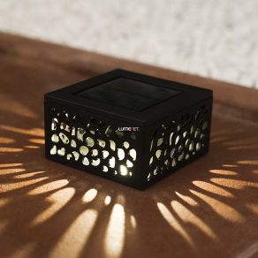  Lampă decorativă LED alimentată cu energie solară, negru - Medulin Rábalux 7032
