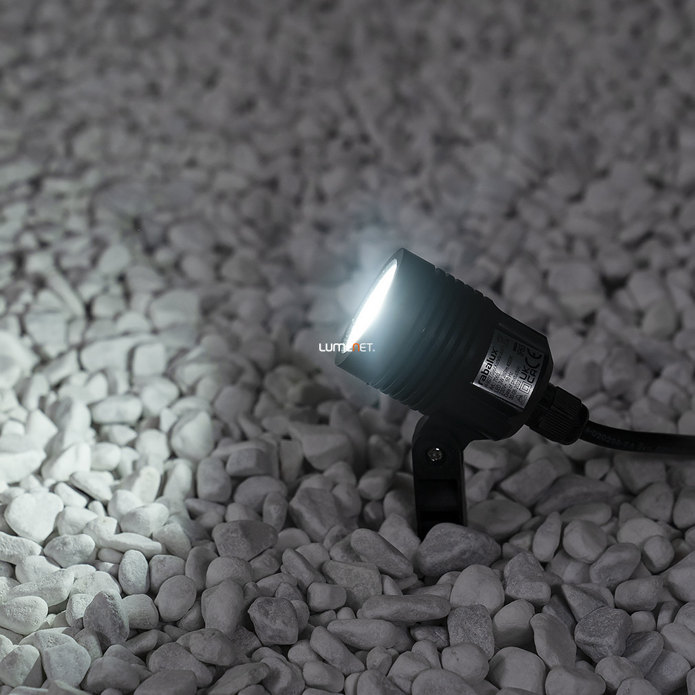 Lampă LED cu fixare în pământ, negru - Turda Rábalux 7060