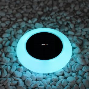   Lampă LED alimentată cu energie solară, care poate fi înfiptă în pământ, cu schimbare de culoare - Haiti-RGBW Rábalux 7069