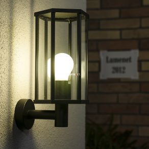   Aplică de exterior cu abajur hexagonal din sticlă încadrat - Dubrovnik Rábalux 7239