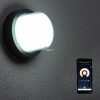 Lampă LED inteligentă de exterior pentru perete, rotundă - Durbe-RGBW Rábalux 7246