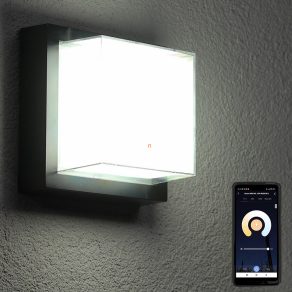   Lampă LED inteligentă pentru exterior, 16x16 cm - Durbe-RGBW Rábalux 7247