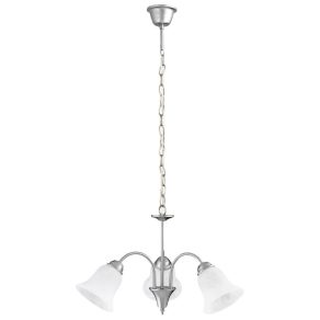   Candelabru cu 3 socluri, sticlă alabastru - Francesca Rábalux 7363