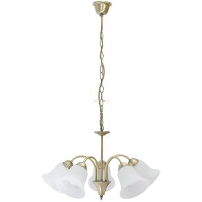   Candelabru cu abajururi din sticlă, culoare auriu - Francesca Rábalux 7375