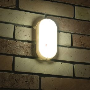 Lampă LED ovală de exterior, albă - Hort Rábalux 7408