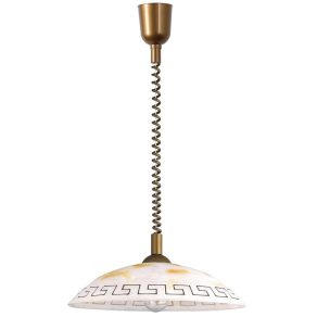   Lampă suspendată cu model grecesc, înălțime reglabilă - Etrusco Rábalux 7640