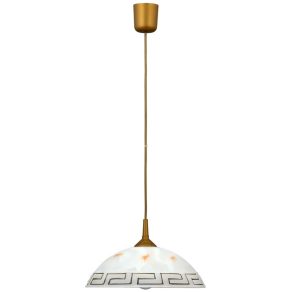   Lampă suspendată cu model grecesc, 40 cm - Etrusco Rábalux 7652