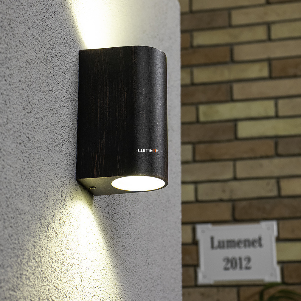 Lampa de perete antichingată maro, cu lumină în jos/în sus - Chile Rábalux 8019
