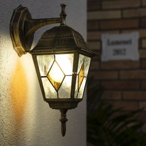   Aplică de exterior cu efect de sticlă plumbată, 37 cm - Monaco Rábalux 8181