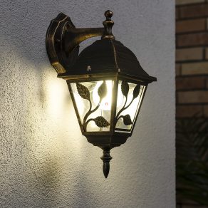   Lampă de perete antică pentru exterior cu decorațiuni în formă de frunze - Haga Rábalux 8244