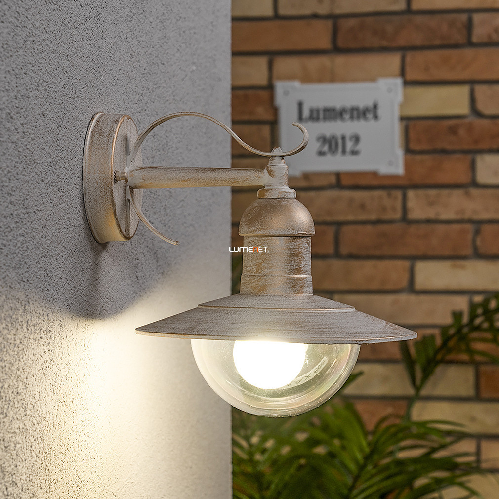 Lampa de perete vintage pentru exterior, în culoarea auriu antic - Oslo Rábalux 8681