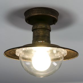   Lampă de tavan antică pentru exterior, culoare bronz - Oslo Rábalux 8736