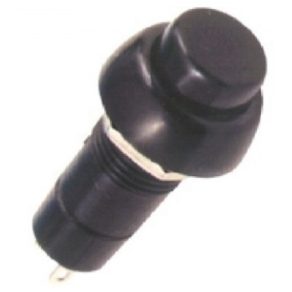 Buton apăsat /rotund/ negru SP 10/BK