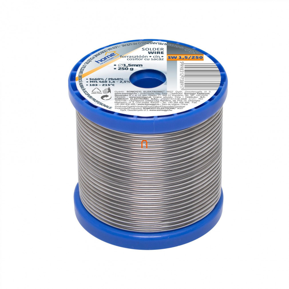 Solder tin, 1,5 mm, 250 g