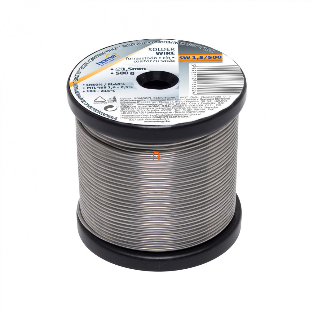 Solder tin, 1,5 mm, 500 g